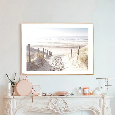 Sand Dunes Seascape Wall Art Fine Art Canvas Prints Landscape Picture For Living Room