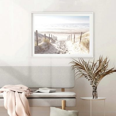 Sand Dunes Seascape Wall Art Fine Art Canvas Prints Landscape Picture For Living Room