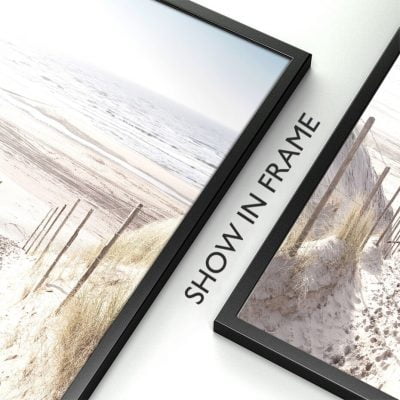 Sand Dunes Seascape Wall Art Fine Art Canvas Prints Landscape Picture For Living Room