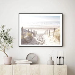 Sand Dunes Seascape Wall Art Fine Art Canvas Prints Landscape Picture For Living Room