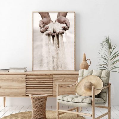 Simple Living Bohemian Abstract Figure Art Gallery Wall Art For Modern Living Room Decor
