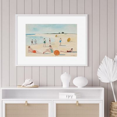 Summer Scenes Beach House Wall Art Sunny Pictures For Living Room Holiday Home Decor