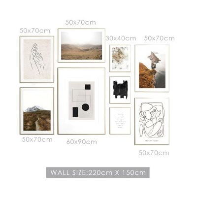 Wilderness Landscape Travel Wall Art Modern Pictures Of Calm For Living Room Decor
