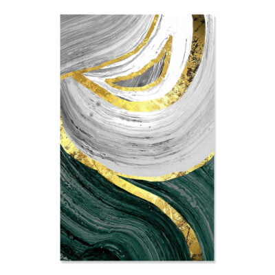 Abstract Marble Geode Geometrical Art Deco Fine Art Canvas Prints For Home Office Hotel Decor