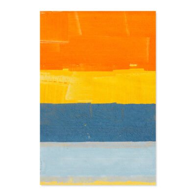 Bold Abstract Color Block Wall Art Fine Art Canvas Prints Summer Colors Pictures For Living Room