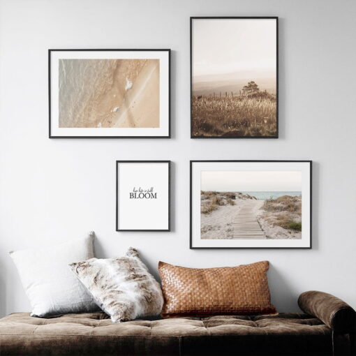 Coastal Nature Seascape Lifestyle Gallery Wall Art Pictures Of Calm For Living Room