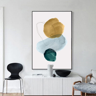Earthy Tones Minimalist Nordic Abstract Pictures For Scandinavian Living Room Home Decor 2023