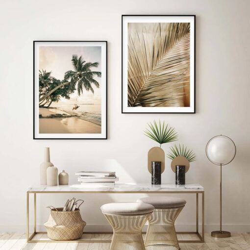 Luxury Bohemian Travel Lifestyle Gallery Wall Art Landscape Pictures For Living Room