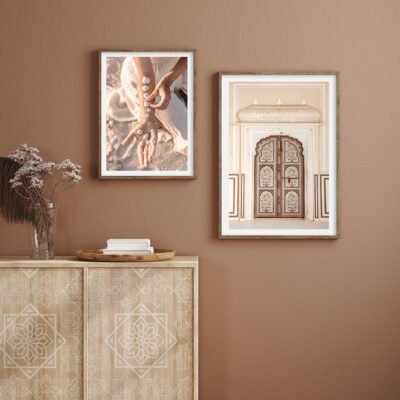 Moroccan Architectural Bohemian Gallery Wall Art Fine Art Canvas Prints For Living Room