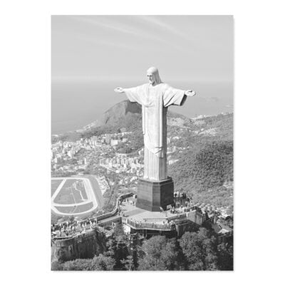Sao Paulo Brazil City Map Wall Art Fine Art Canvas Prints Black & White Pictures For Home Office