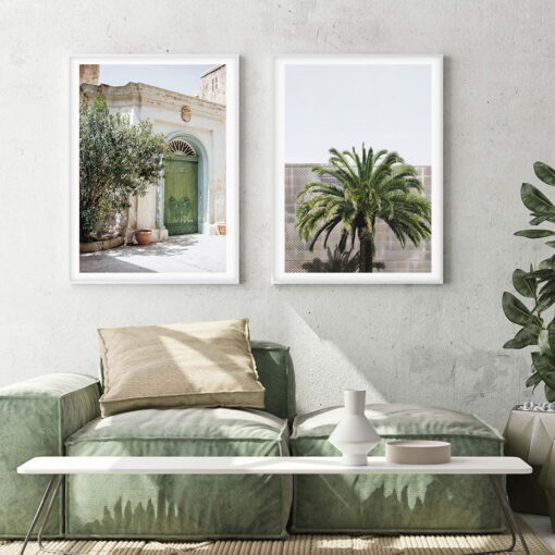 Shades Of Green Urban Landscape Pictures Of Italy For Living Room Dining Room Decor