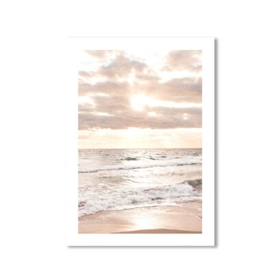 Sunrise Seascape Wilderness Landscape Lifestyle Gallery Wall Art Pictures For Living Room