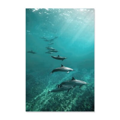 White Green Ocean Nature Seascape Gallery Wall Art Pictures For Home Office Wall Decor