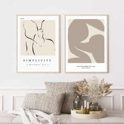 Contemporary Abstract Minimalist Wall Art Pictures Of Simplicity For Living Room Home Office Decor