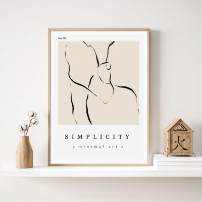 Contemporary Abstract Minimalist Wall Art Pictures Of Simplicity For Living Room Home Office Decor