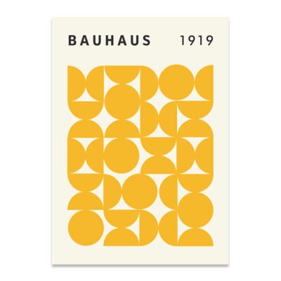 Geometric Abstract Bauhaus Wall Art Pictures For Living Room Modern Home Office Interiors