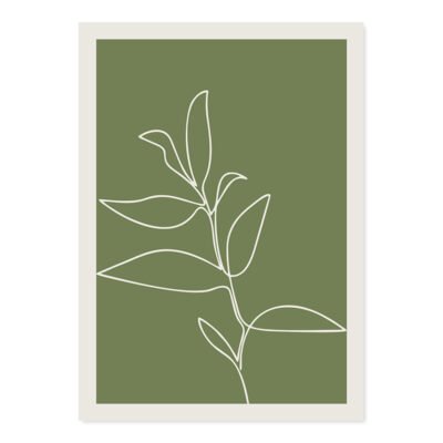 Modern Abstract Minimalist Gray Green Gallery Wall Art Pictures For Living Room Home Office Decor