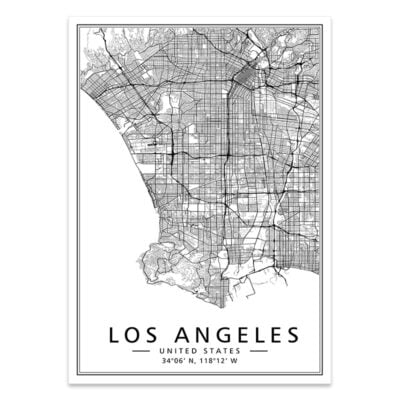 United States City Map Wall Art Brooklyn New York Wall Map Black White Pictures For Home Office