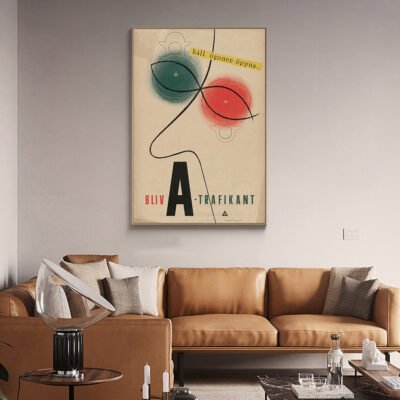 Vintage Abstract Exhibition Gallery Wall Art Pictures For Home Office Living Room Art Decor