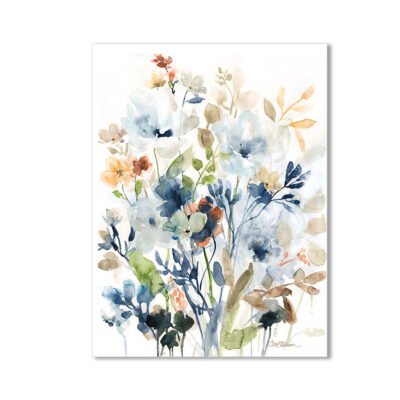 Wild Meadow Floral Simple Botanical Pictures For Living Room Dining Room Home Art Decor