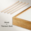 Titanium Gold Wood