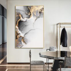 Modern Abstract Light Luxury Marble Print Wall Art Fashion Pictures For Living Room Home Office Decor