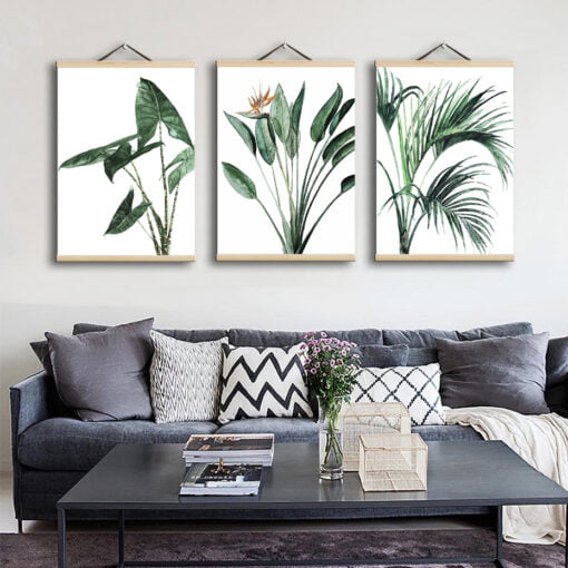 Natural Colors Pine Wood Canvas Hanging Frame Simple Elegant DIY Picture Framing For Canvas Prints
